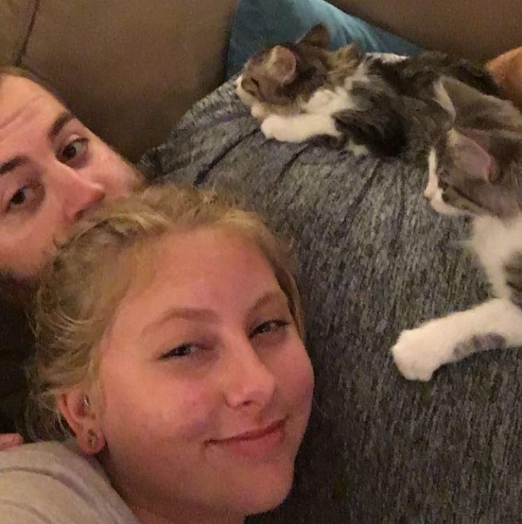 Cat-sitting our kitty nieces