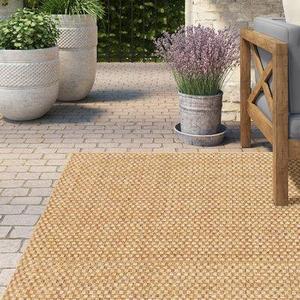 Sand/Turquoise Indoor/Outdoor Area Rug
