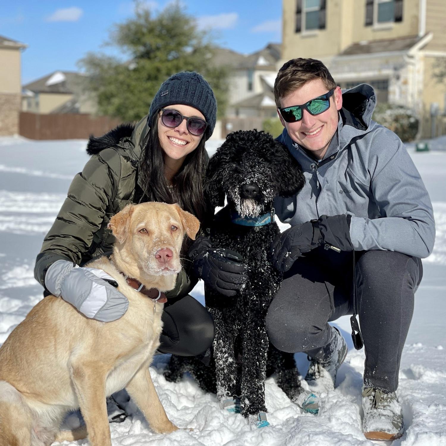 The one where we survived snow megadon in Austin, Texas!