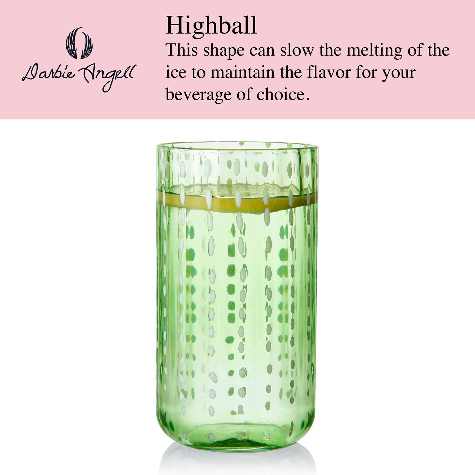 Dappled Clouds Highball Glass - Thumbnail 5
