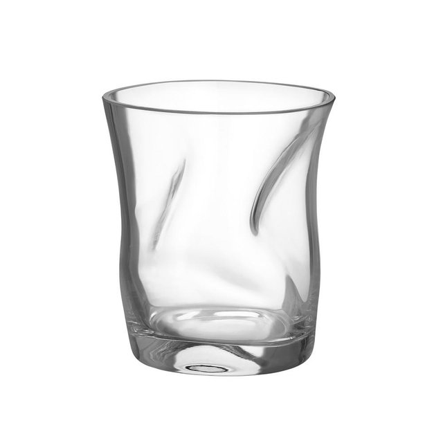 Orrefors Squeeze Vase, Clear Tulip