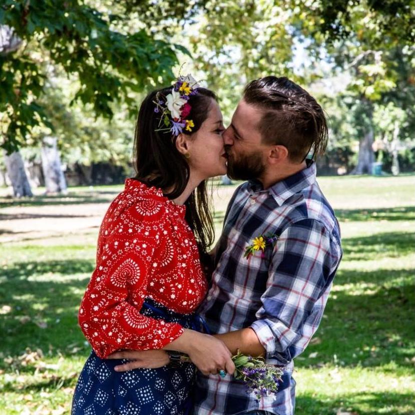 Our professional (but still socially distanced) engagement photos! Done on the 4th of July, 2020 our favorite holiday! Photos by Daniel Kleen