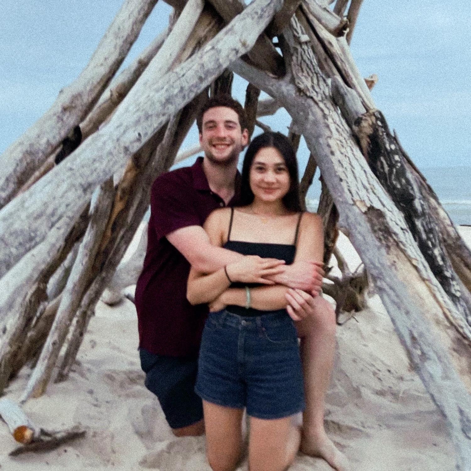 We found a fort at Kohler Andrae State Park!