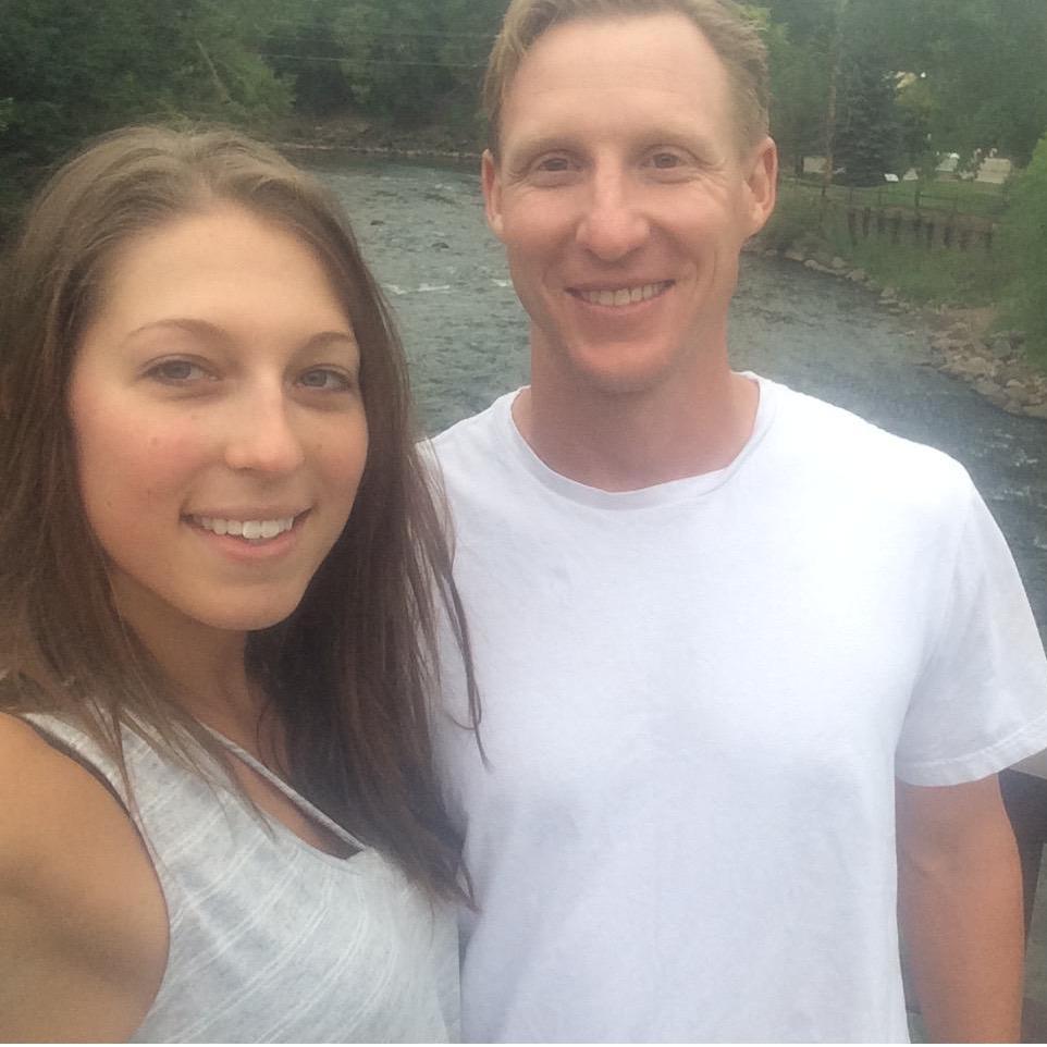 The first time Ricki flew to Durango for our first date.