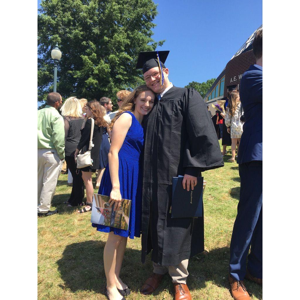 Christian's college graduation