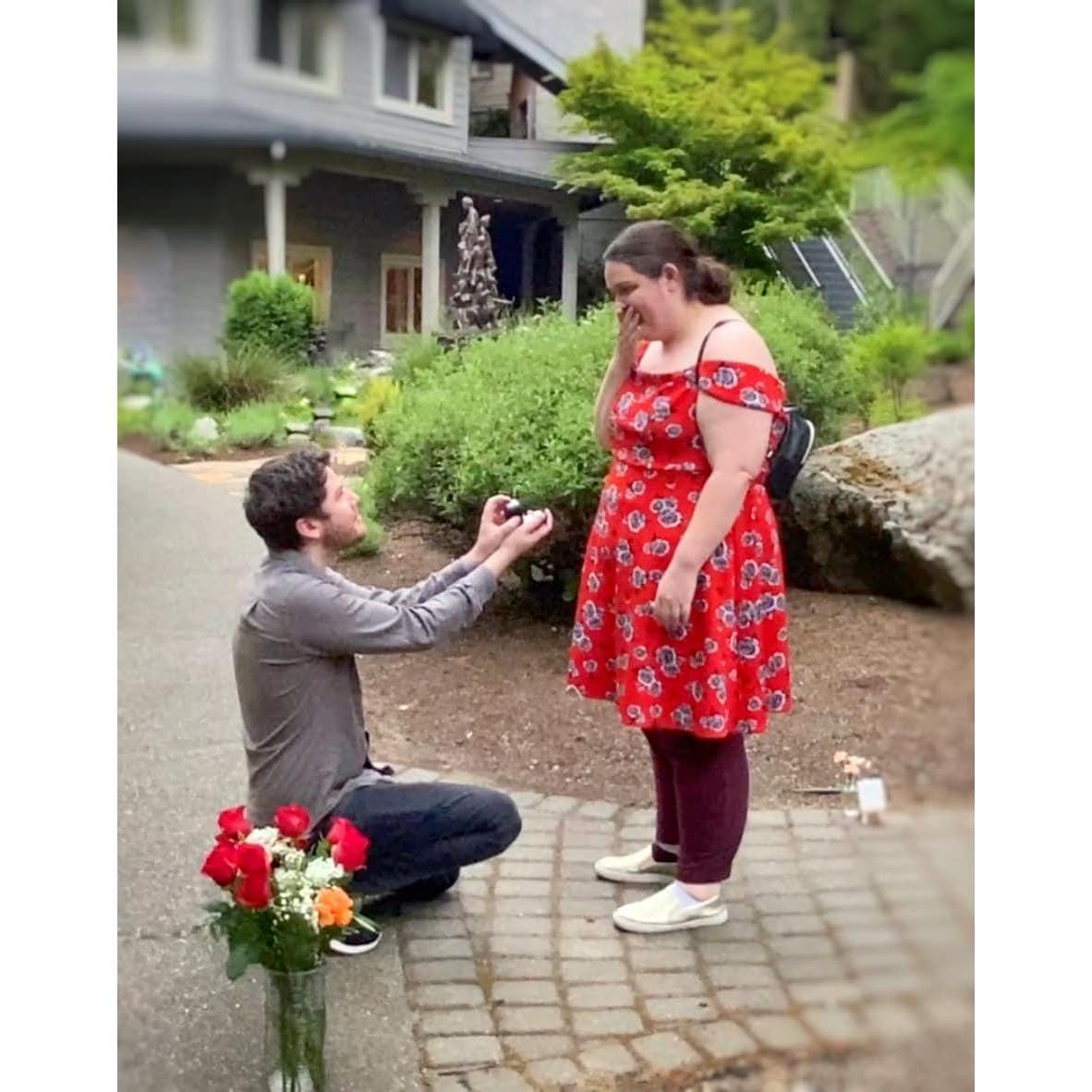 Max proposes to Briana in Ashland May of 2023