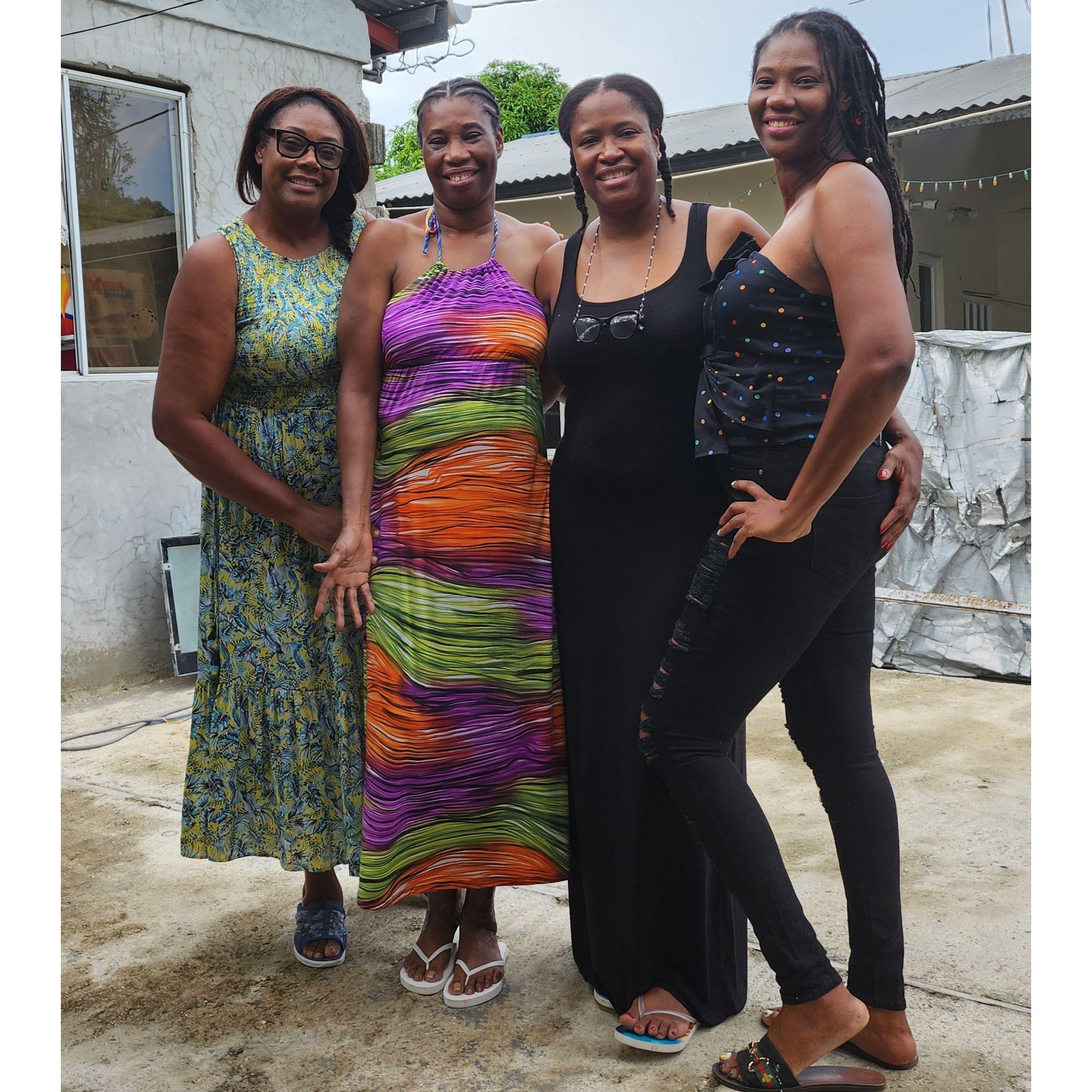My beautiful sisters, Deborah, Dennise and Diane