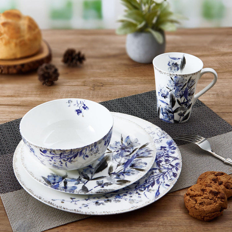 Mikasa, Kaia Platinum Coffee Mug, Set of 4 | Zola