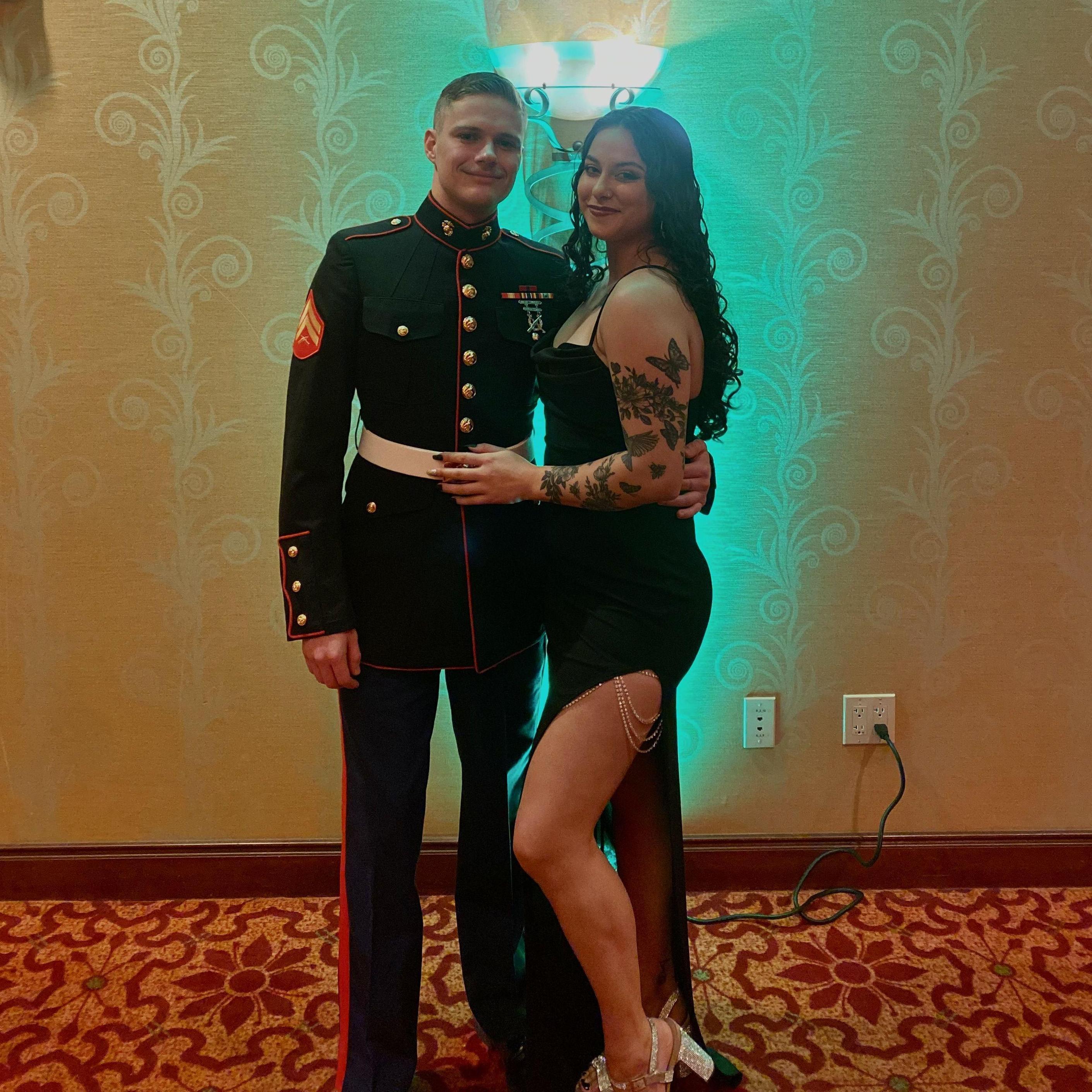 First date at the Marine Corp ball