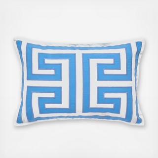 Chinoiserie Garden Green Key Decorative Pillow