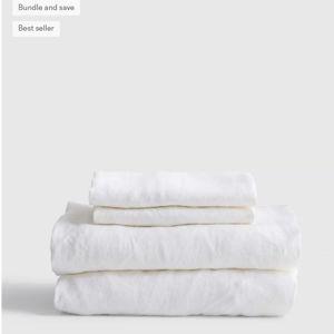 Linen Sheets | Quince in White