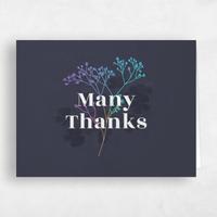 Blue Wedding Thank You - Reverie Bloom