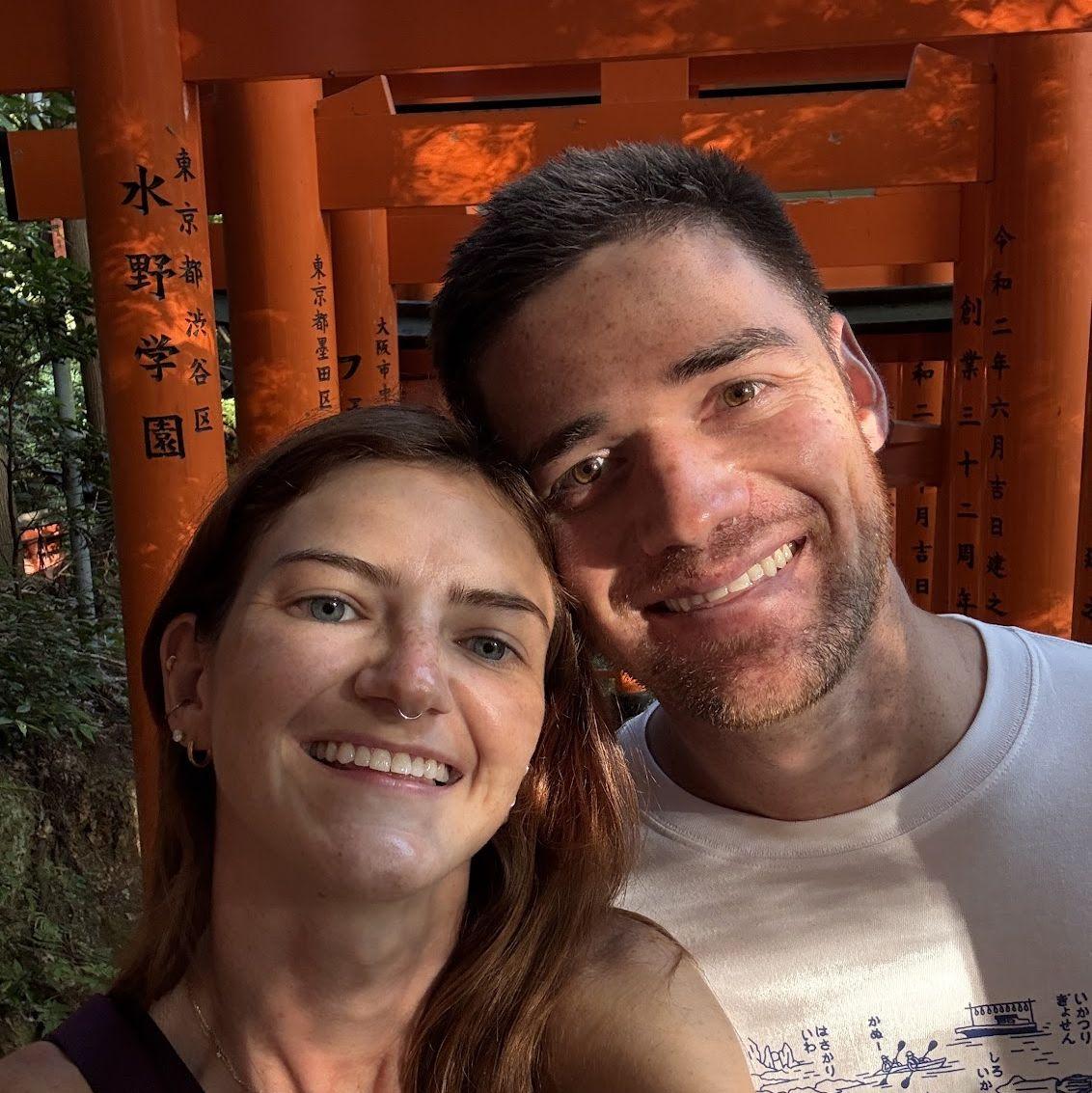 July 2025. Exploring the Fushimi Inari shrine in Japan. 10/10 would recommend visiting Japan. 0/10 would not recommend contracting hand, foot, mouth overseas.