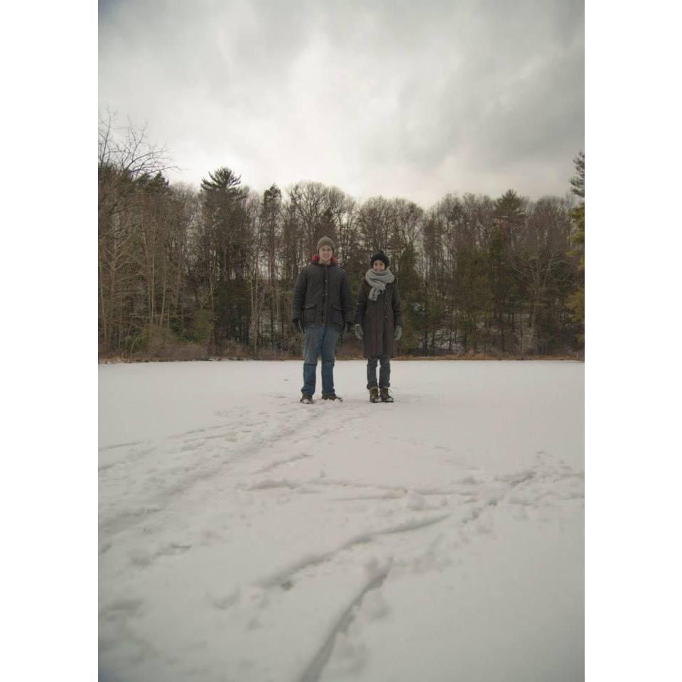 Early days of escaping New York City for a moment. (frozen lake outside Woodstock, 2014)