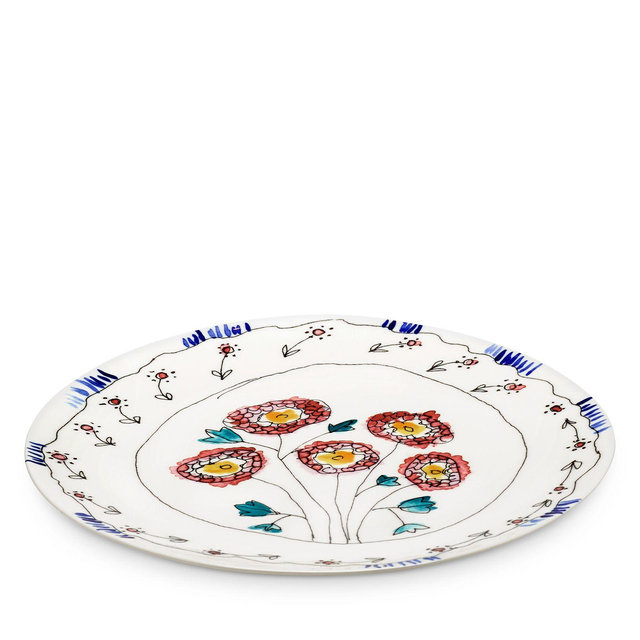 Serax Marni Anemone Milk Large Serving Platter