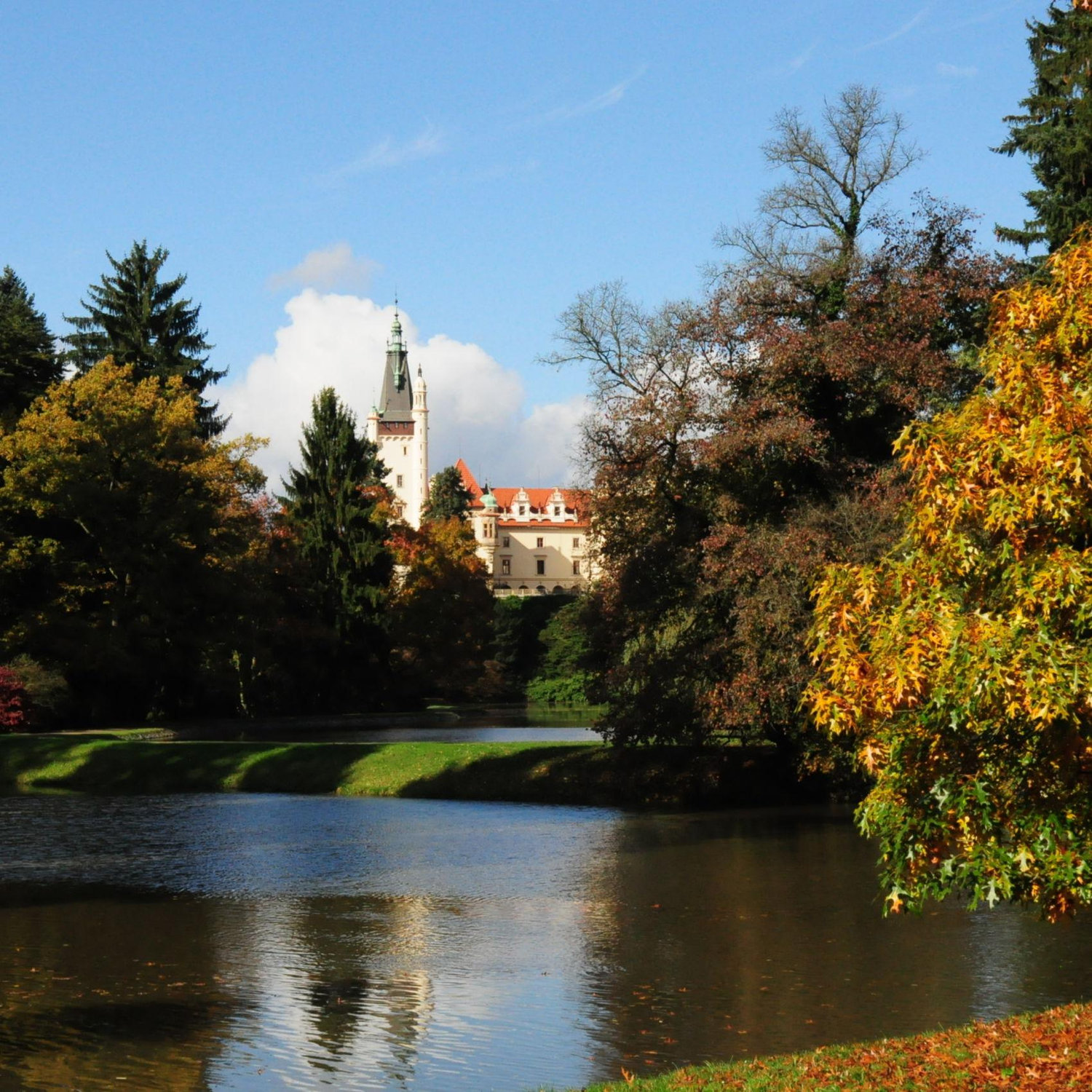 Photos of the park and chateau where our wedding will be.
