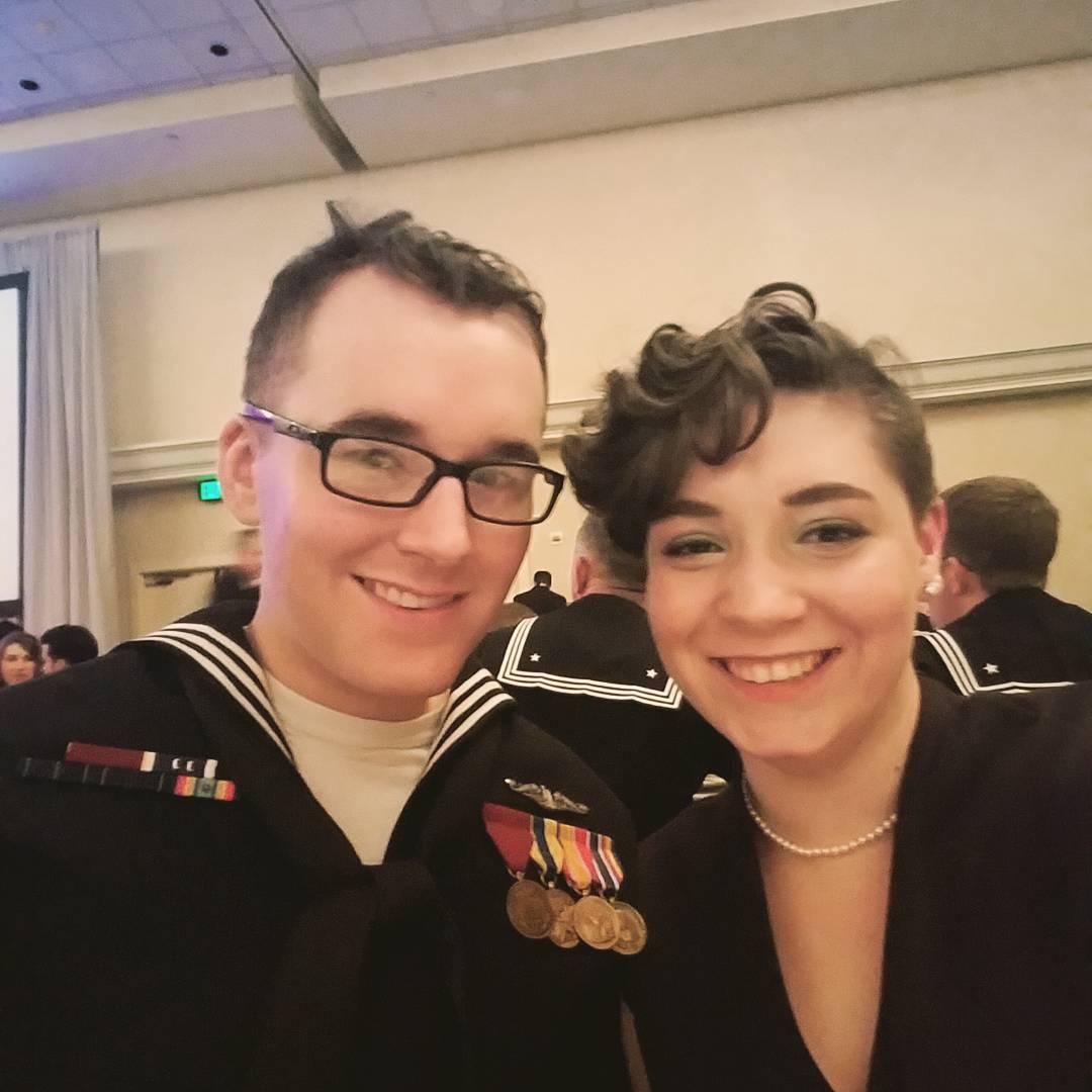 our 2nd date at navy sub ball