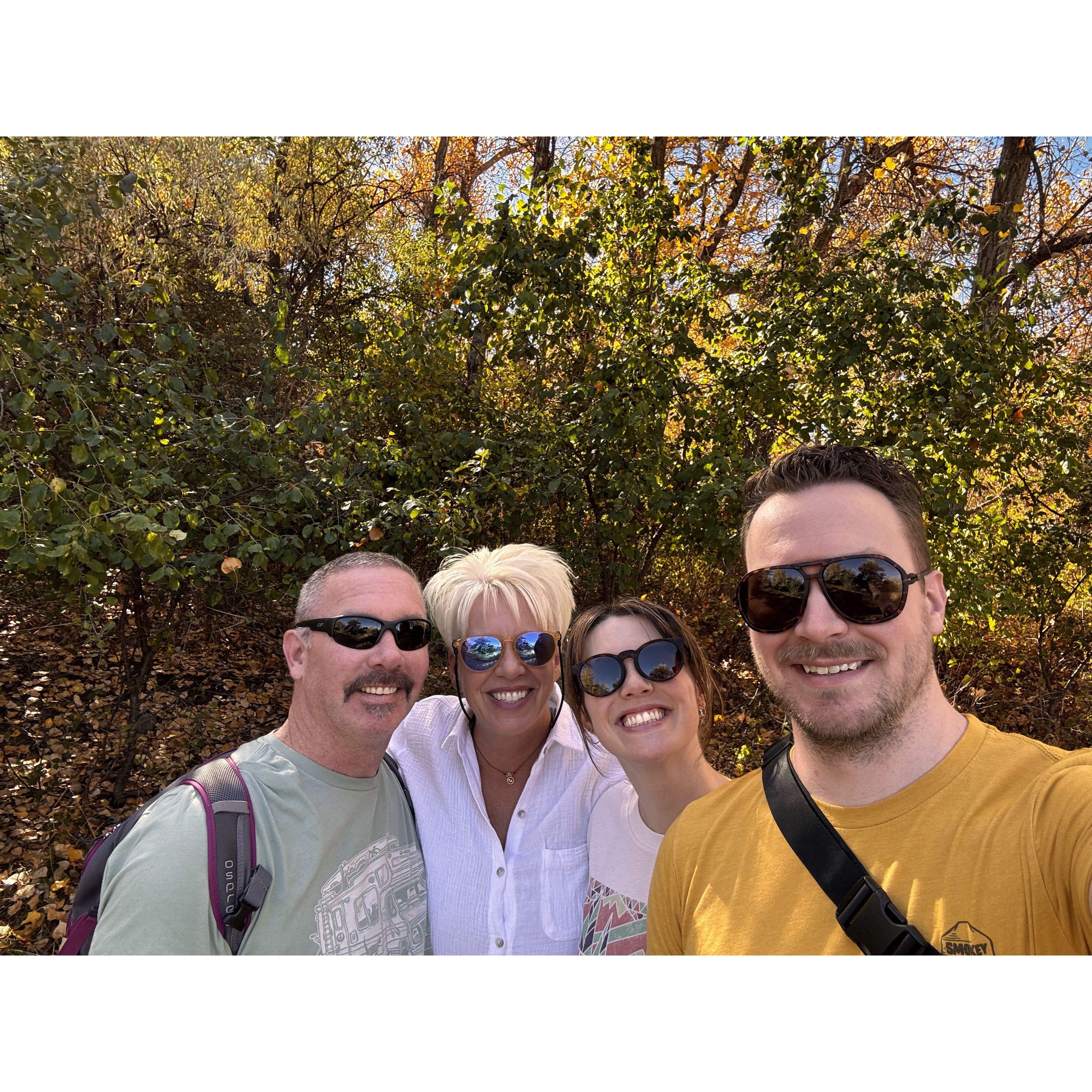 Visiting Tanner's parents in Billings