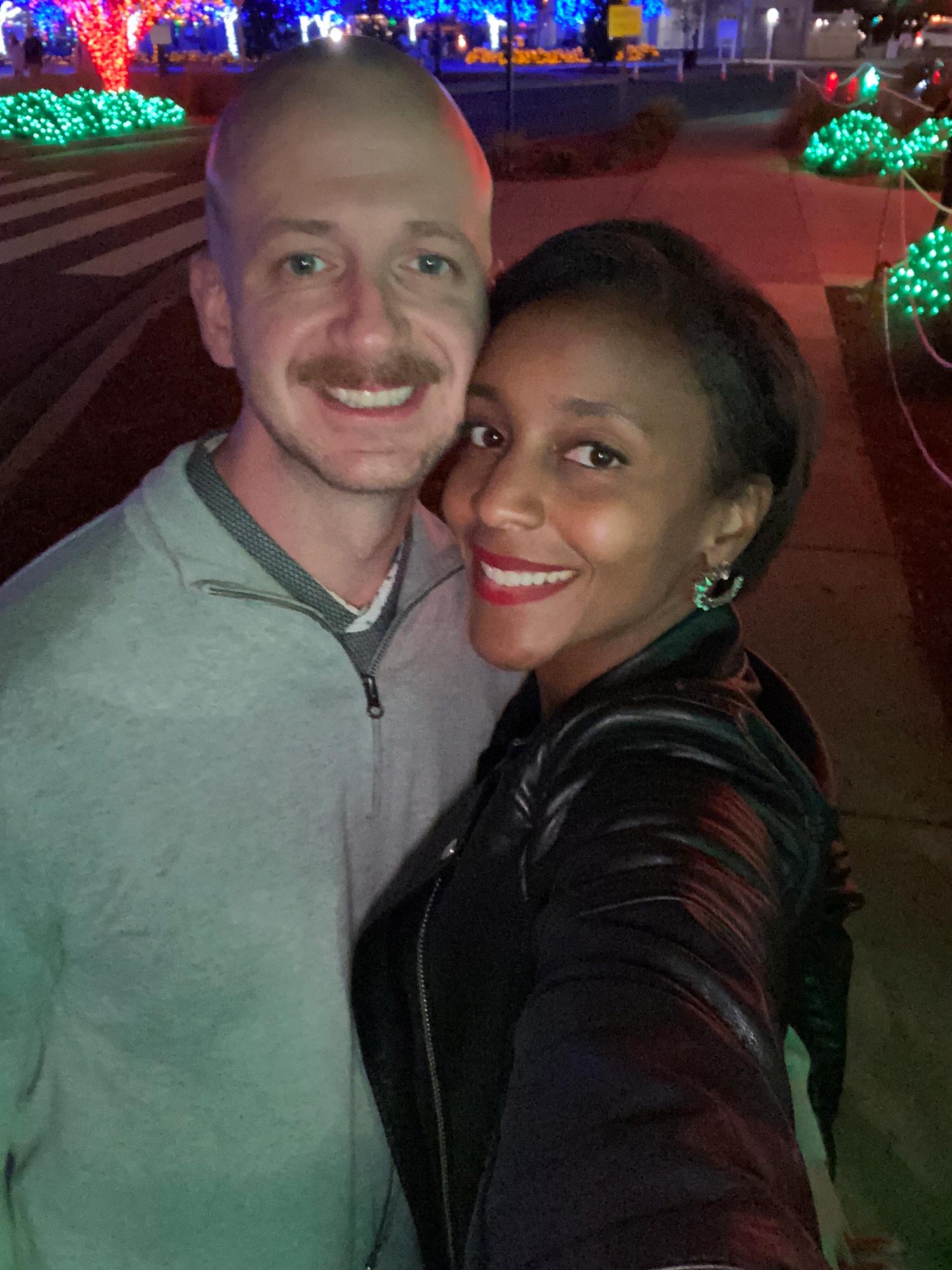 About 15 minutes before he popped the question on Christmas Day 2019.