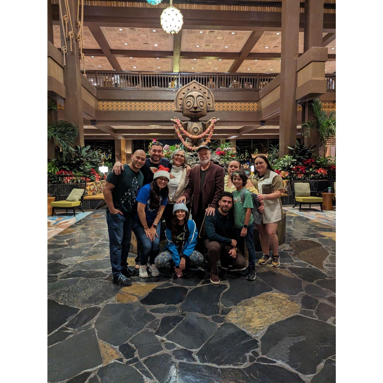 Christmas Eve with the whole family (Minus Cassandra...)