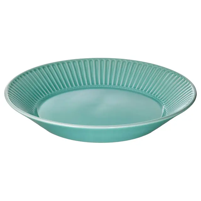 STRIMMIG Serving plate, turquoise11 "