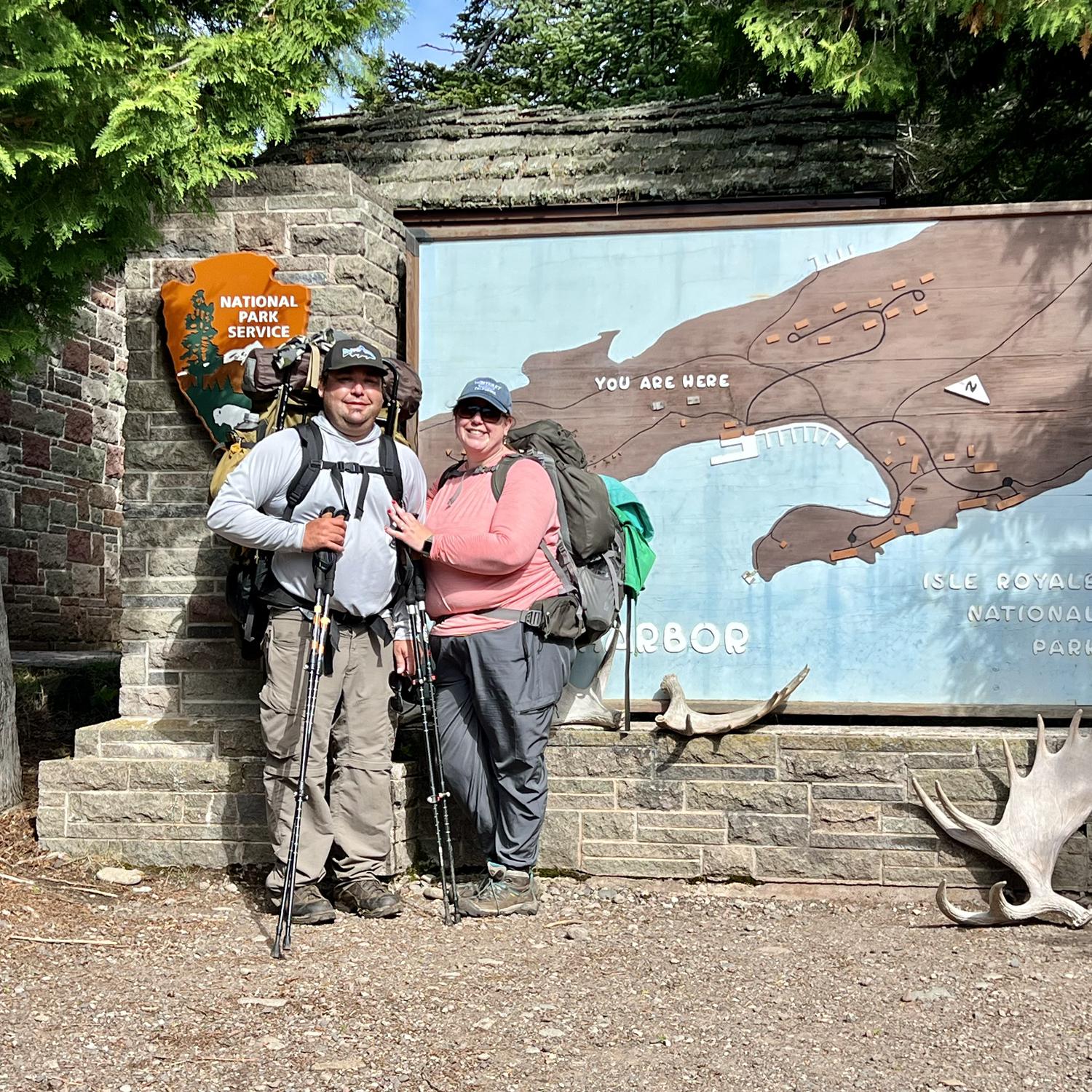 Isle Royale National Park adventure - where Coja proposed!