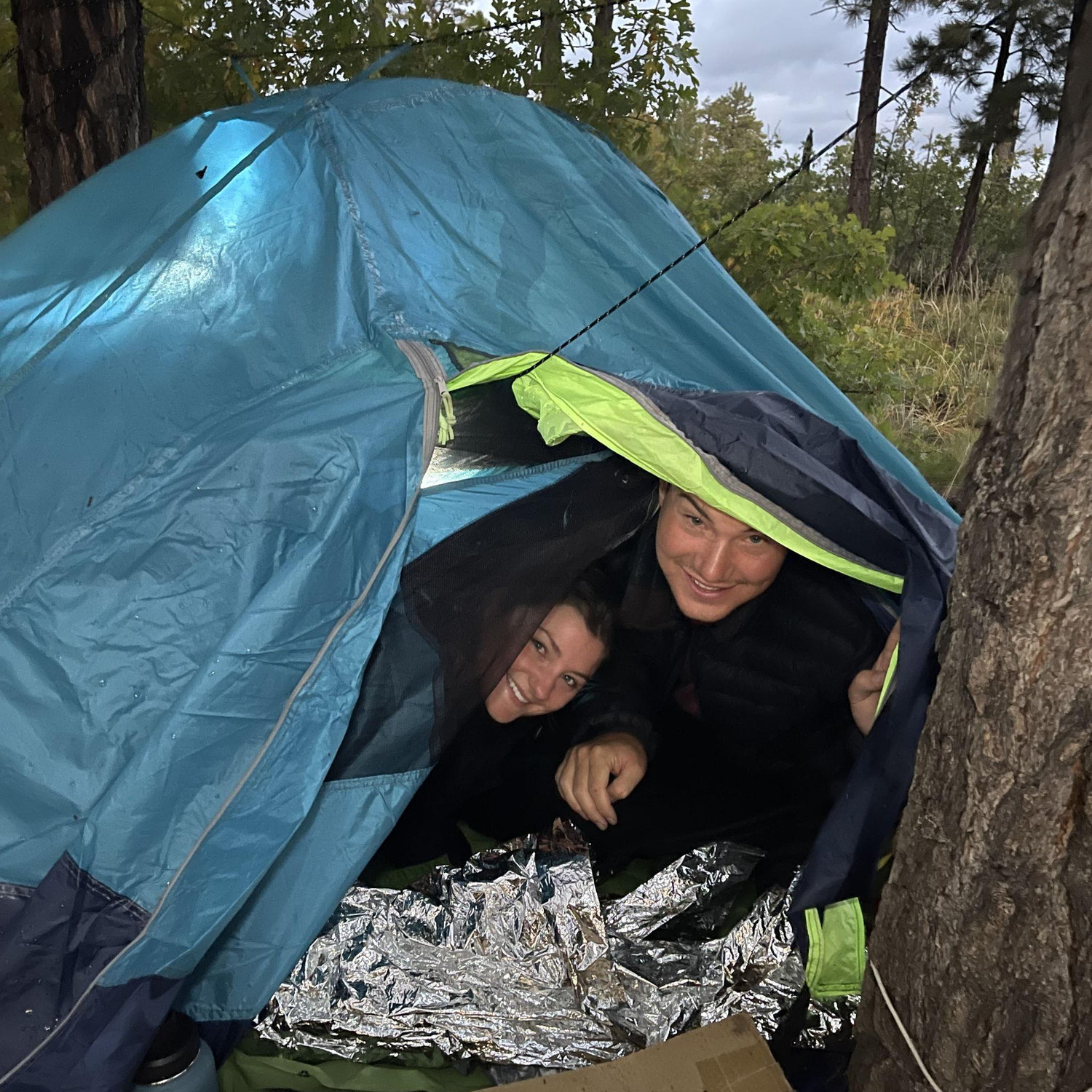 Despite it being the worst overnight hike ever, this was the night we first said "I love you" to each other