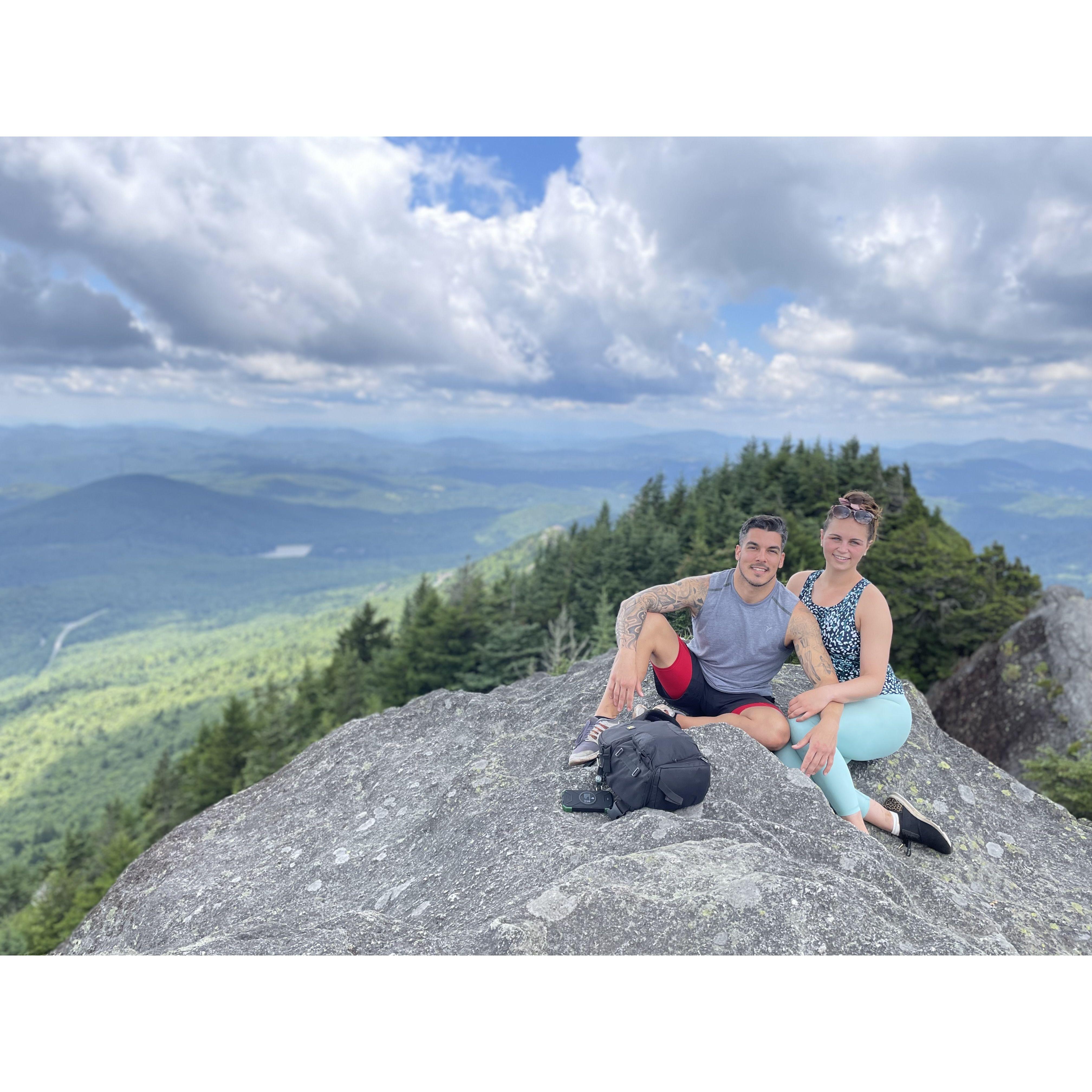 First family vacation and our first hike in one of our family's favorite places.