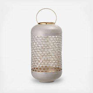 Medium Metal Lantern with Brass Handle