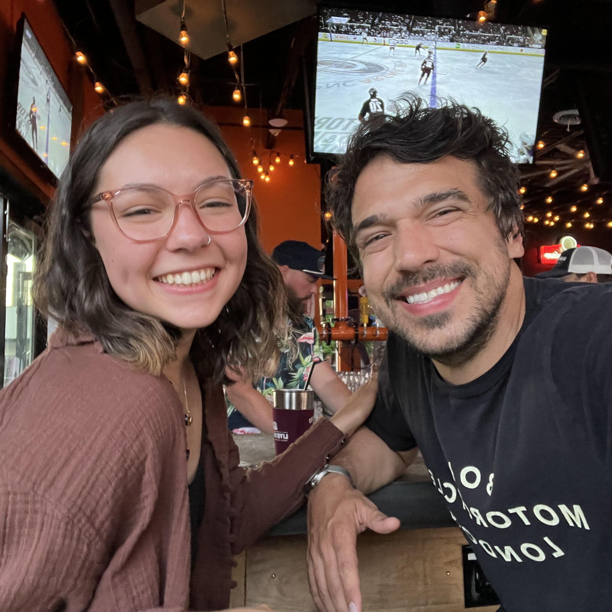 Our first photo together!
