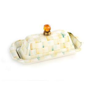 Parchment Check Butter Box