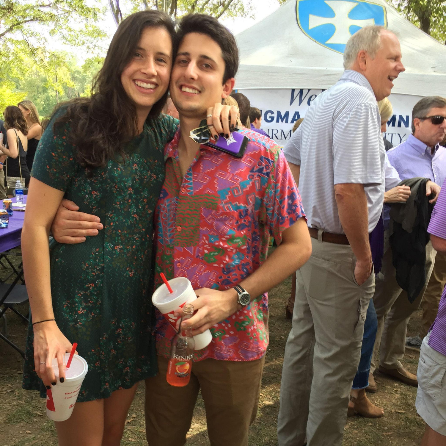 Furman Homecoming tailgate in 2017.