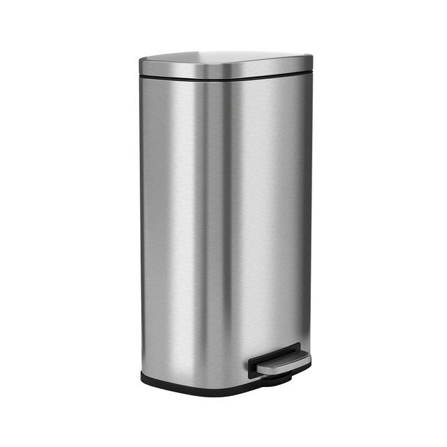 Halo 30 L / 8 Gal Premium Stainless Steel Step Trash Can