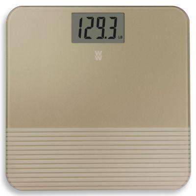 Weight Watchers® by Conair™ Digital Bathroom Scale in Gold
