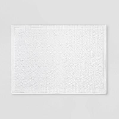 21"x30" Performance Solid Cotton Bath Mat - Threshold™