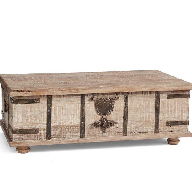 Kaplan Trunk Coffee Table, Dusty Safari, 52"