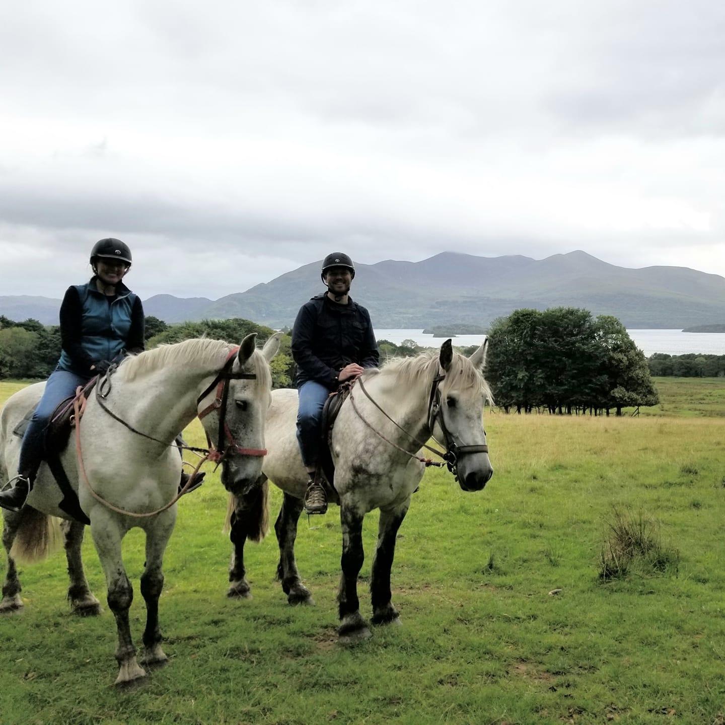 Martin's first and last trail ride in Killarney National Park in Ireland.