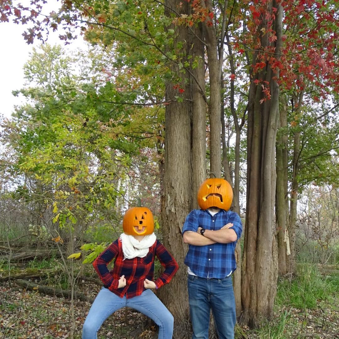 Pumpkin carving and a photo shoot!