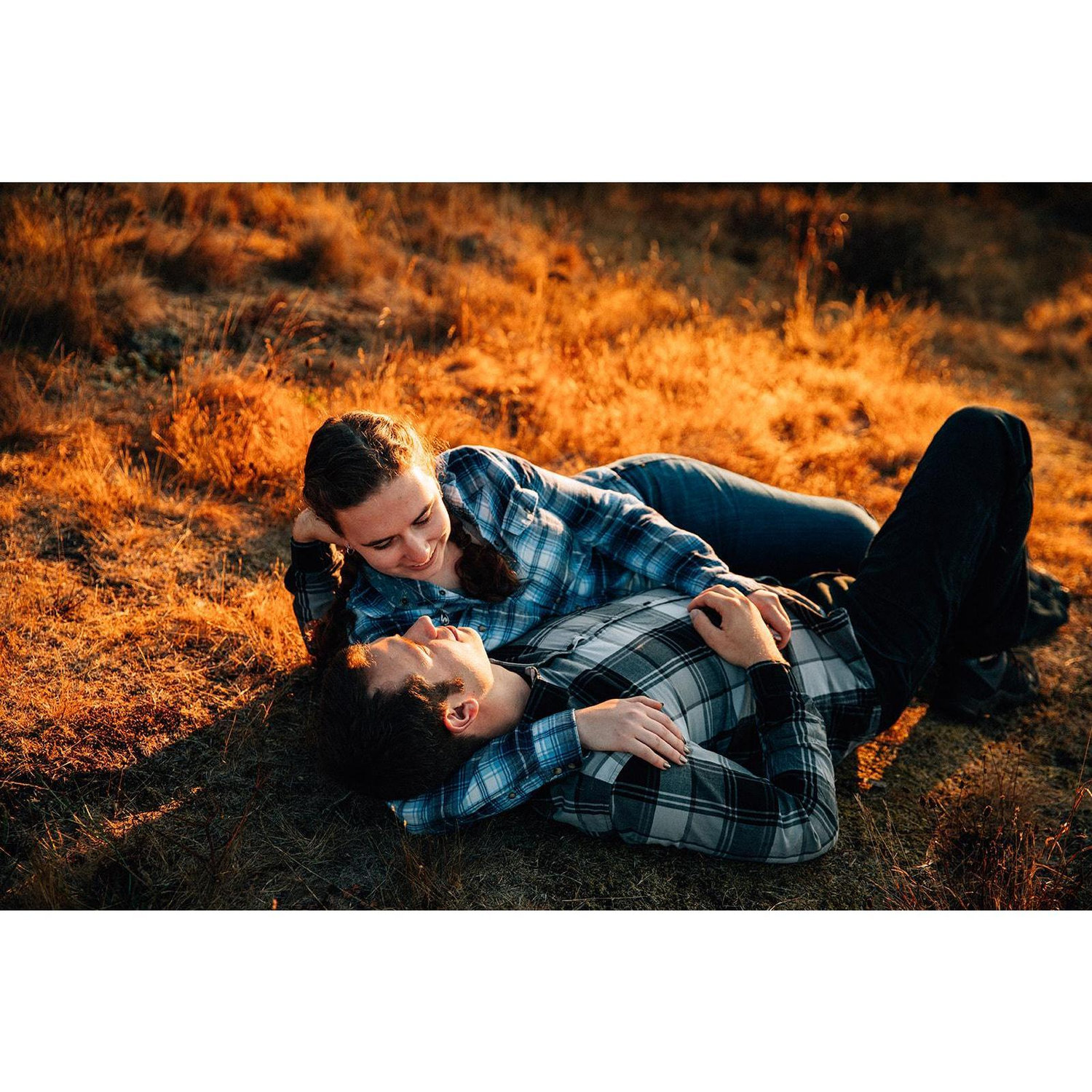 Engagement photoshoot with Zoe Burchard at Deception Pass