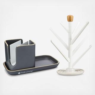 Sink Caddy and Drying Rack Set