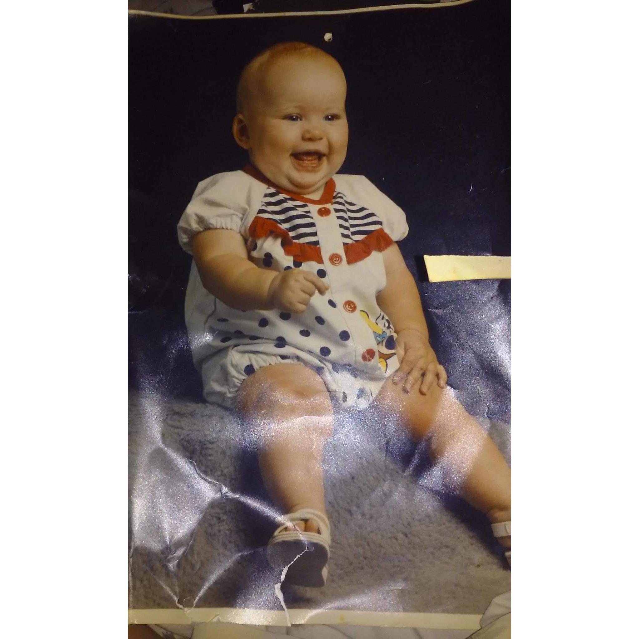 Christina as a baby