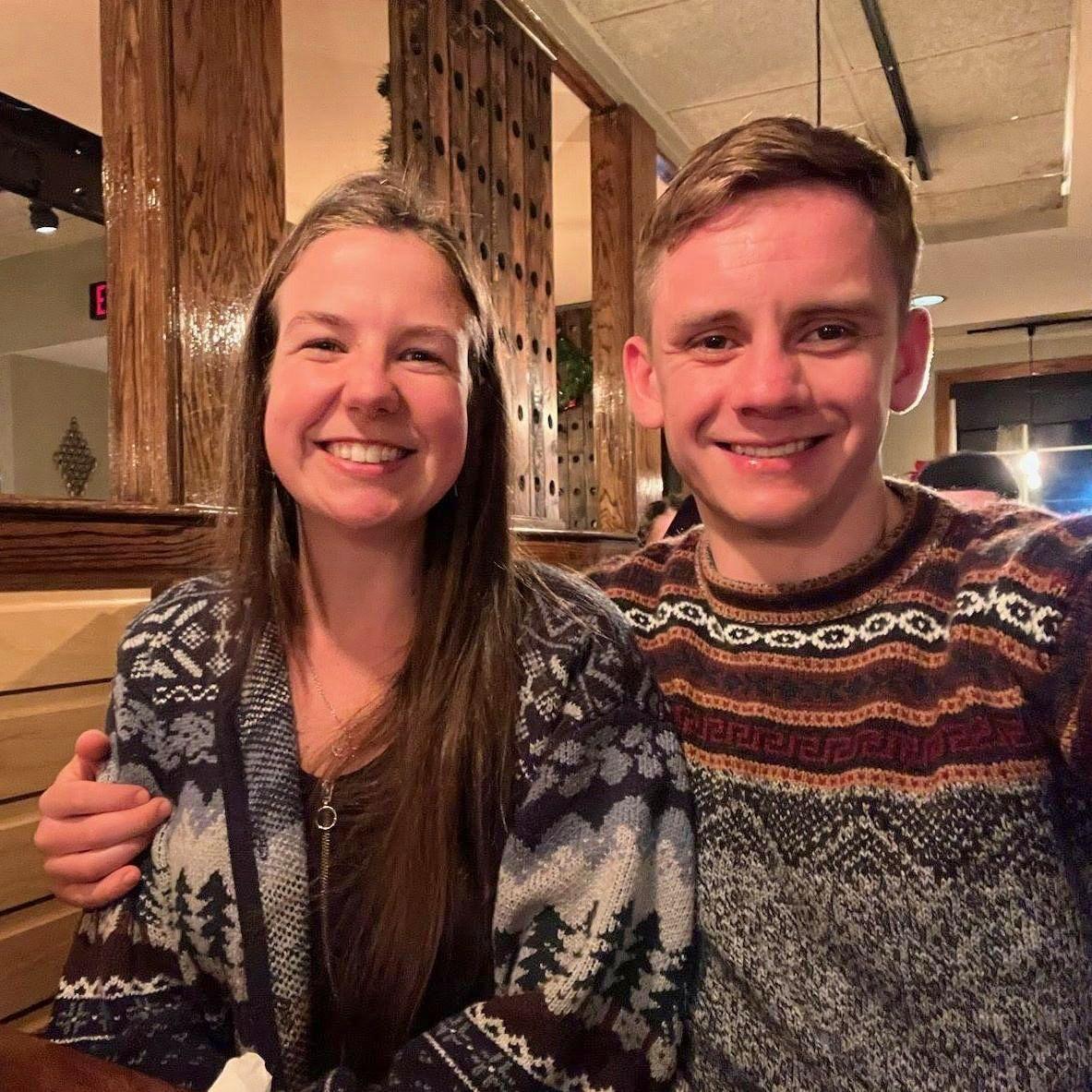 Cozy sweaters date in Fredericksburg