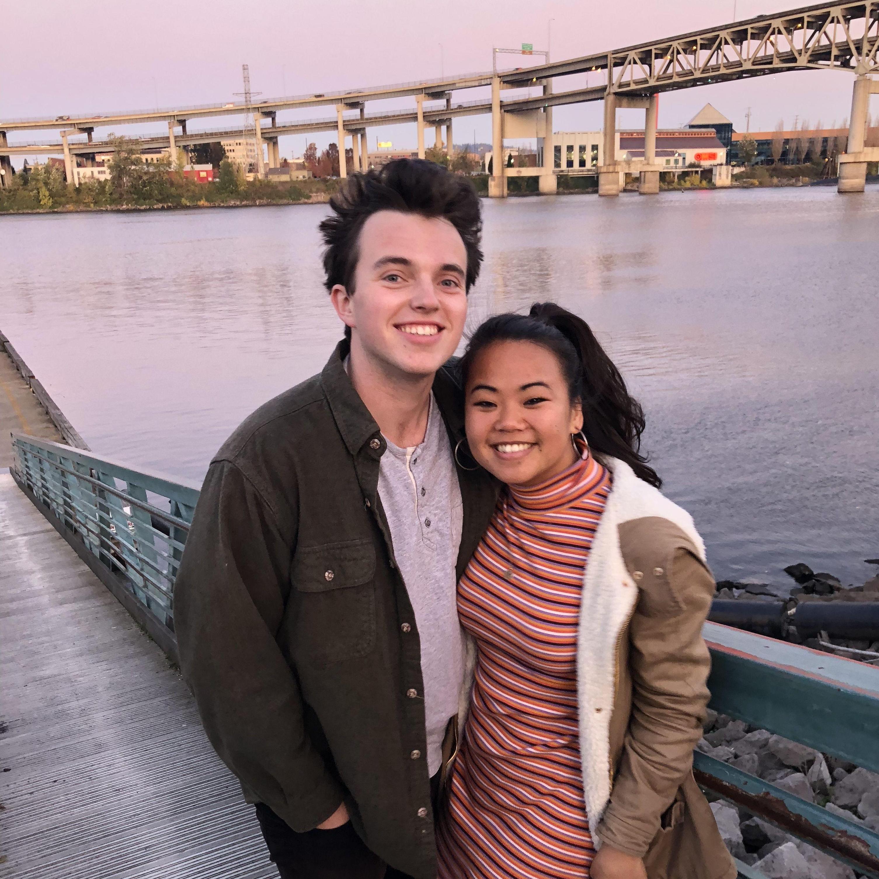 November 2018 | Sunset at the Willamette River in Portland, OR