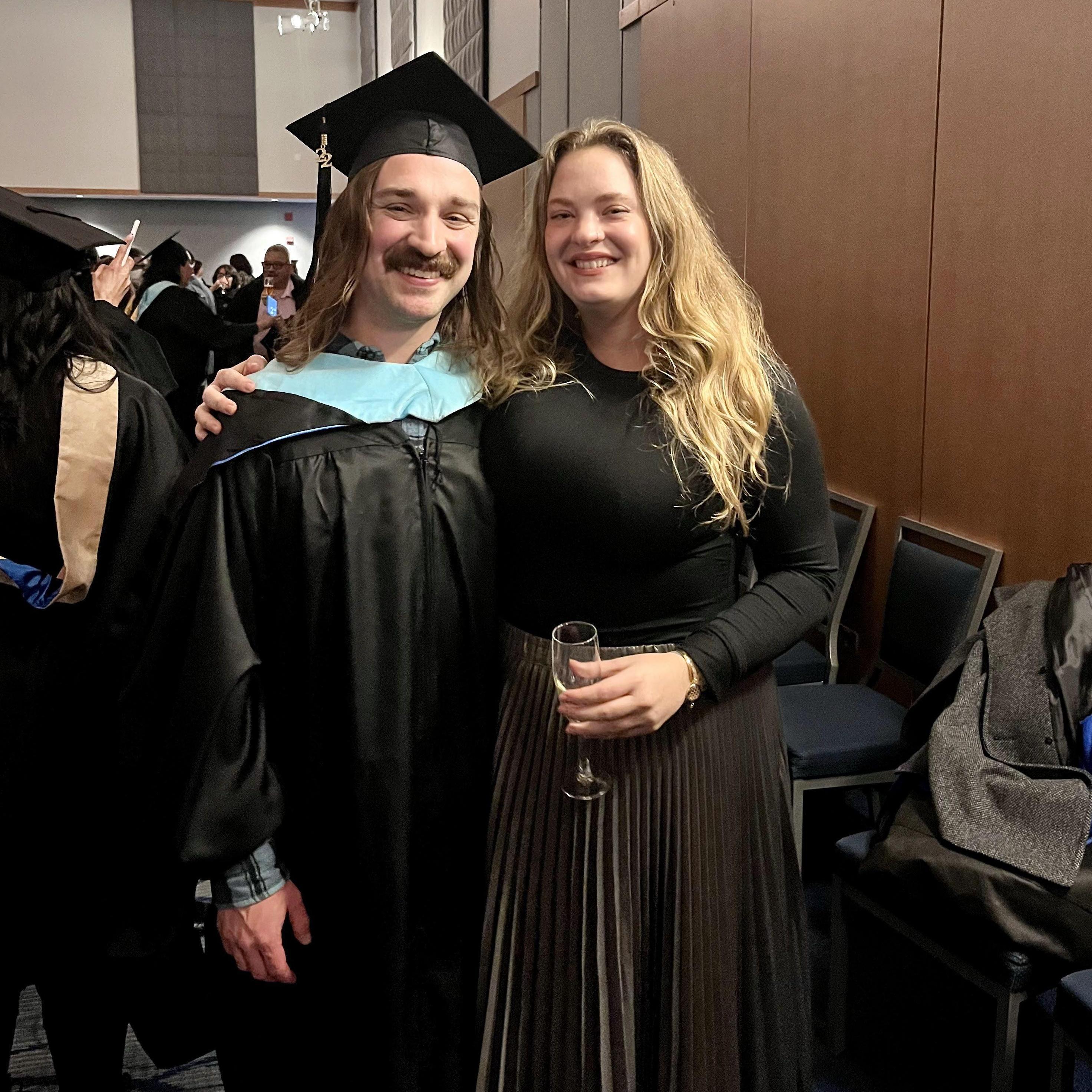 Dave's graduation from his Masters in Counseling program at Northeastern Illinois University