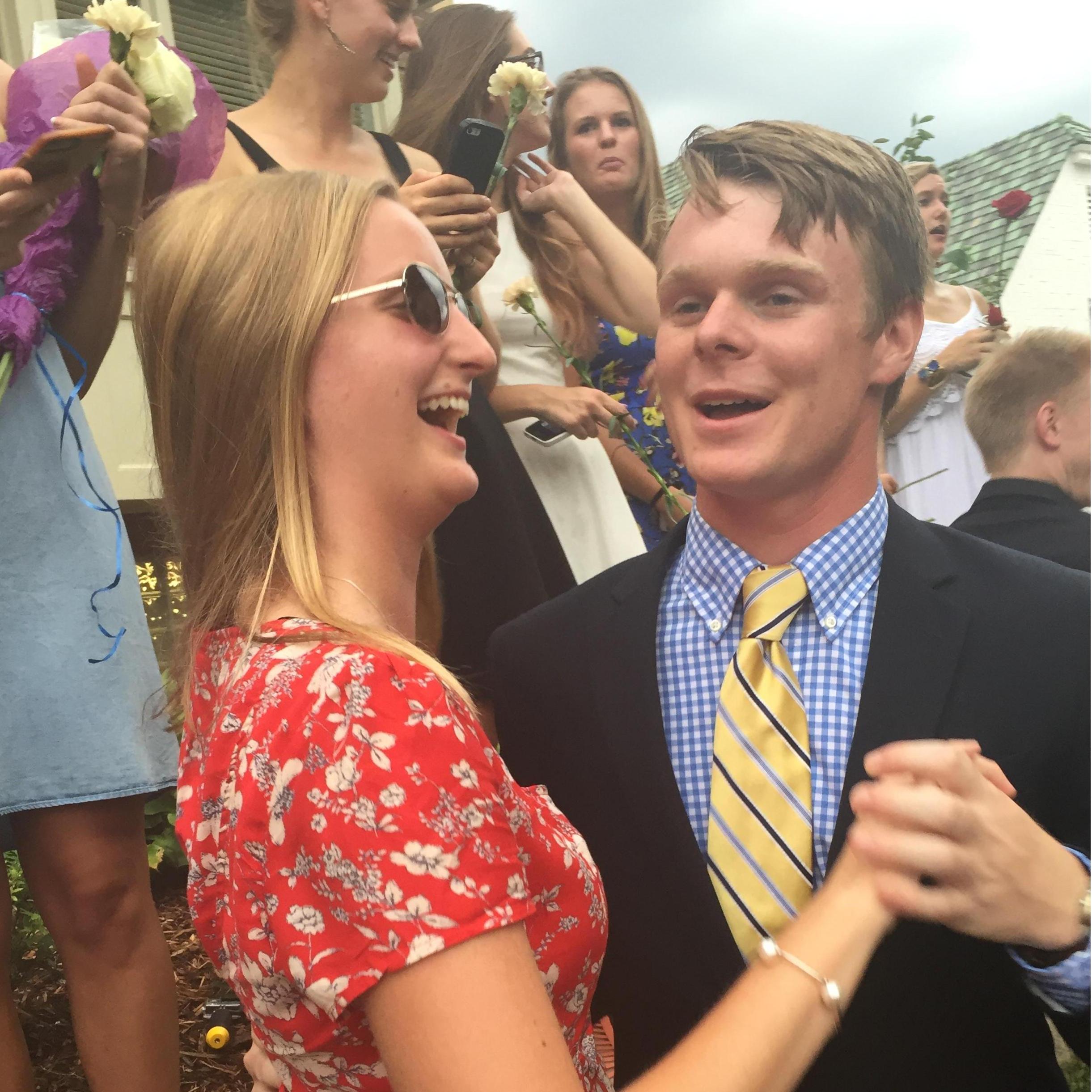 Fraternity / Sorority serenades at Iowa State