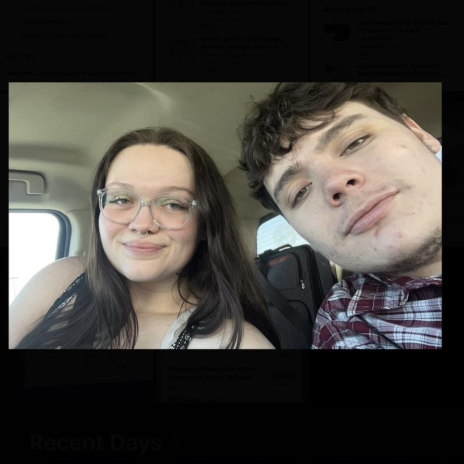 Our first time going to church together!!