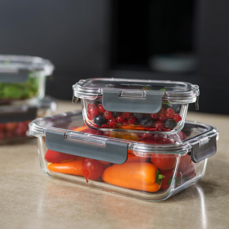 Zyliss, 4-Piece Glass Storage Container Set | Zola