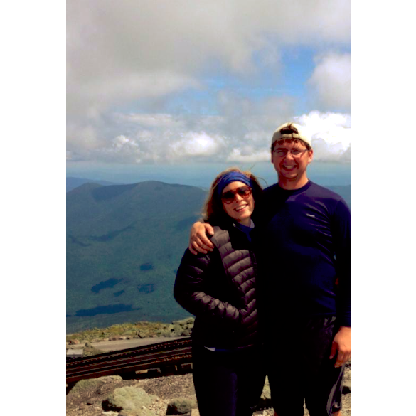 After summiting Mt. Washington during a day trip while we were at Winni