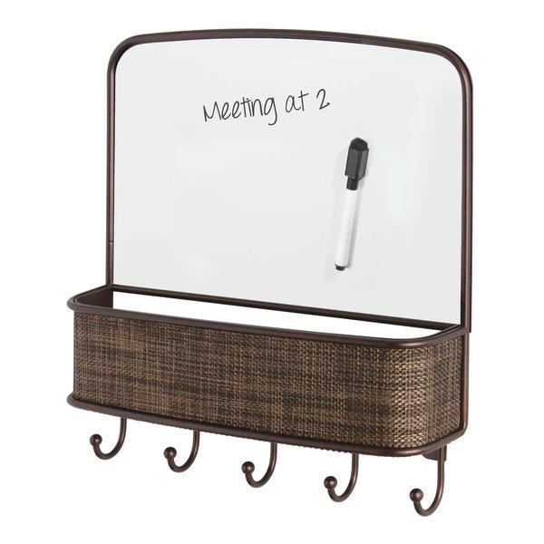 Twillo Wall Mount Dry Erase Mail Center and Key Hook                    by                              InterDesign