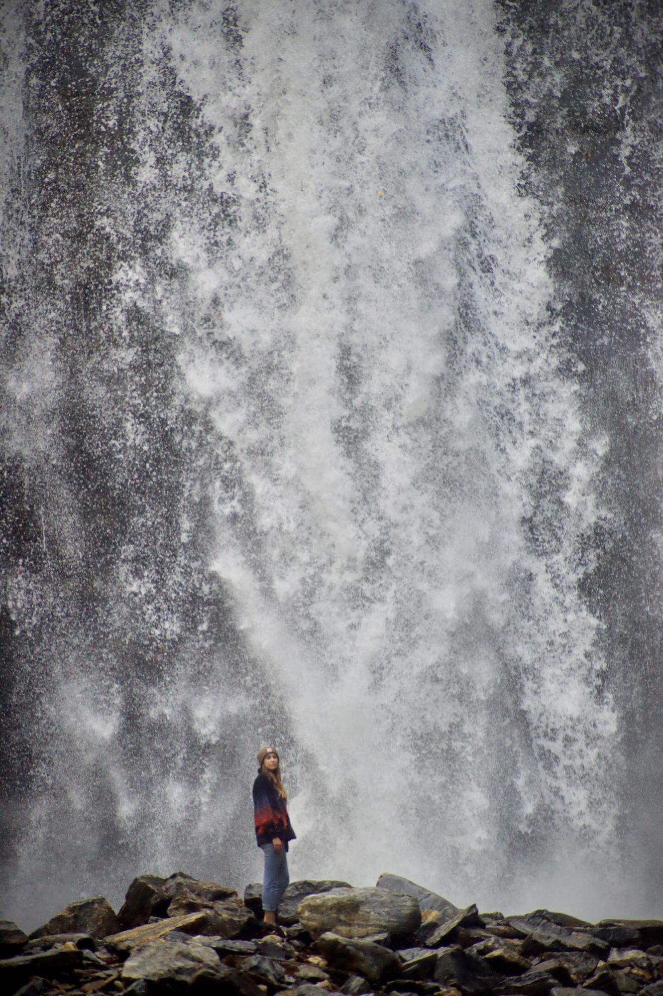 Looking Glass Waterfall in Shaylee’s favorite National Forest, the Pisgah in North Carolina